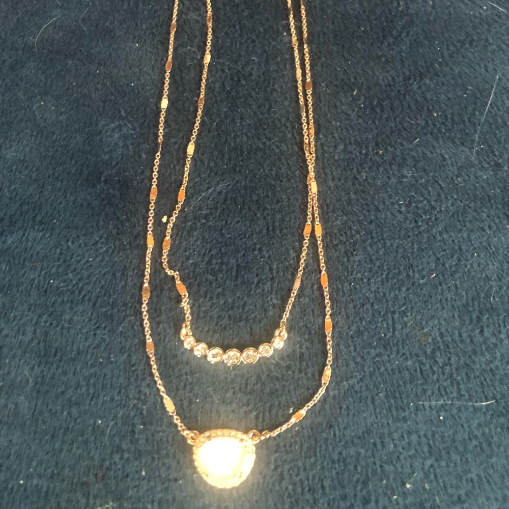 Rose gold convertible necklace
